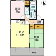 セジュールエスポワール Ⅱの間取り画像
