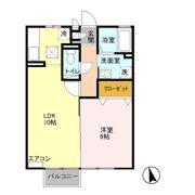 甲府南プレジオ Aの間取り画像