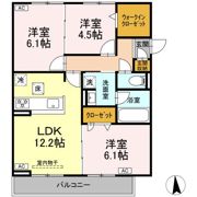 セレスティア長良福光の間取り画像