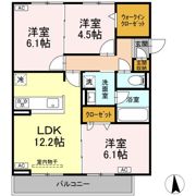 セレスティア長良福光の間取り画像