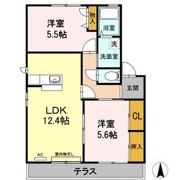 ディアスバンノの間取り画像