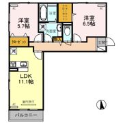 サンティエの間取り画像