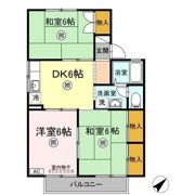 アルカジア石部 F棟の間取り画像