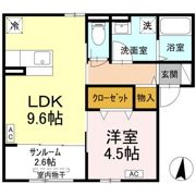 ヴィークコート手城の間取り画像