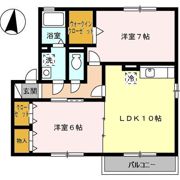 クレイドル B棟の間取り画像