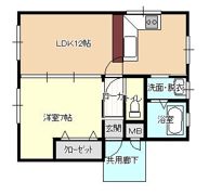 旭マンションの間取り画像