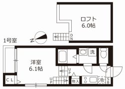 ハーモニーテラス大杉町Ⅱの間取り画像