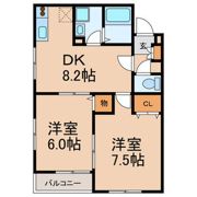 コーポことぶきの間取り画像
