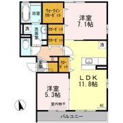 リヴェールKの間取り画像