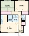 ヴィラさだいわ Aの間取り画像