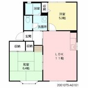 リバティータウン A棟の間取り画像