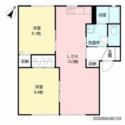 フレグランス B棟の間取り画像