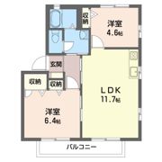エミネント Fの間取り画像
