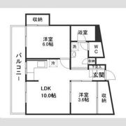 コーポ越路の間取り画像