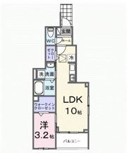 ヒカルサ狭山広瀬台フロントの間取り画像