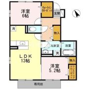 松籟軒A棟の間取り画像