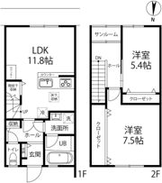 パークハイツA棟の間取り画像