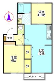 サンヒルズ峯尾Ⅰの間取り画像