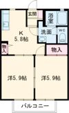 アドバンテージ Bの間取り画像