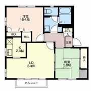 フォンティーヌ・サワⅠの間取り画像