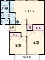 三ノ江ハイツの間取り画像