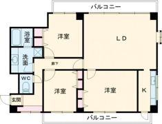 グランドール熊内の間取り画像