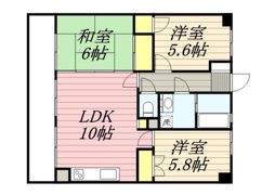 三愛シティライフ箱崎11の間取り画像