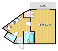 テルセーロパートナーマンションの間取り画像