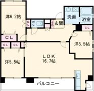 ヒルズ文教の間取り画像