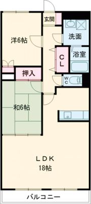 ルネッサ八女の間取り画像