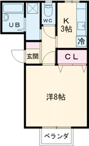 コーポ楓の間取り画像