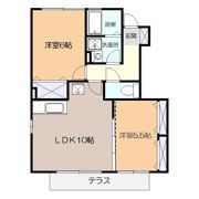 コーポ藤Bの間取り画像