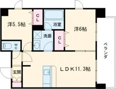 プレステージ9番館の間取り画像