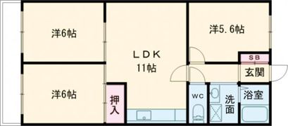グランヴィアSJの間取り画像