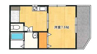ハイツウエストⅡの間取り画像