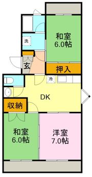 メゾン白百合の間取り画像