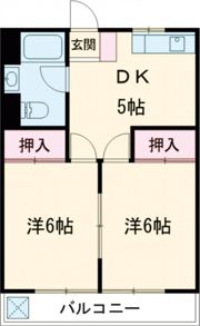 幸栄ハイムの間取り画像