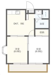 ホワイトビラ御門台の間取り画像