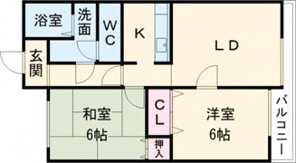 メゾンフルールの間取り画像