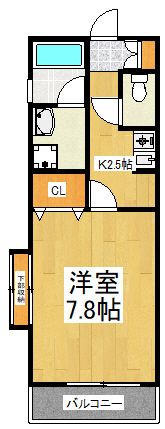 クレストヒルの間取り画像