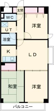 ベルコート加古川の間取り画像