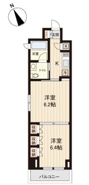 プラティーク清澄白河の間取り画像