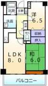 PRIME COURTの間取り画像