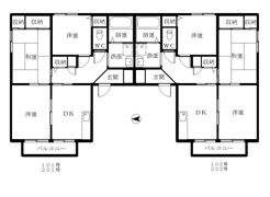ウォーネリⅠの間取り画像