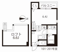 ハーモニーテラス向島町の間取り画像