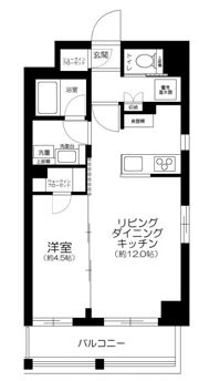 ハーモニーレジデンス新宿御苑 THE EASTの間取り画像
