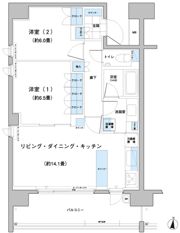 ガーデニエール砧レジデンスの間取り画像