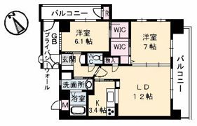 スカイアヴェニューの間取り画像