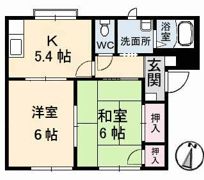 フレグランス矢賀 B棟の間取り画像