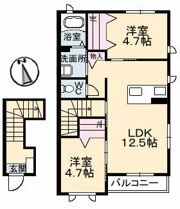 フォン・ボルタ A棟の間取り画像